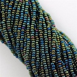 ROUND ROCAILLES  11/0 Green Iris 59155 ROUND ROCAILLES  11/0 Green Iris 59155