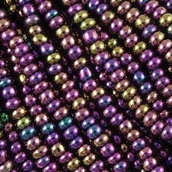 ROUND ROCAILLES 6/0 Purple Iris 59195 - 50gr ROUND ROCAILLES 6/0 Purple Iris 59195 - 50gr