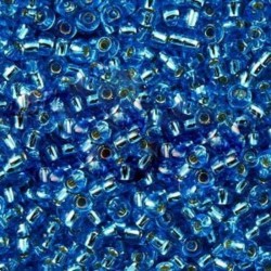 ROUND ROCAILLES  11/0 Silverline Blue 67150 ROUND ROCAILLES  11/0 Silverline Blue 67150