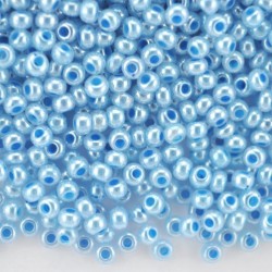 Кръгли 11/0 тюркоаз опак лустер 68050