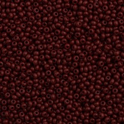 ROUND ROCAILLES  6/0 Opaque Bordeaux 93300- 50gr ROUND ROCAILLES  6/0 Opaque Bordeaux 93300- 50gr