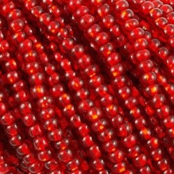 ROUND ROCAILLES  11/0 Silverline Red 97070 ROUND ROCAILLES  11/0 Silverline Red 97070