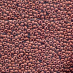 ROUND ROCAILLES 11/0 Terracotta 13600 matted ROUND ROCAILLES 11/0 Terracotta 13600 matted
