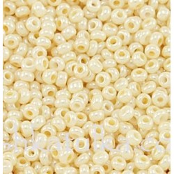 ROUND ROCAILLES  11/0 Cream Luster 46113 ROUND ROCAILLES  11/0 Cream Luster 46113