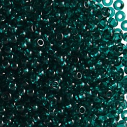 ROUND ROCAILLES  8/0 Transparent Blue Green 50710 ROUND ROCAILLES  8/0 Transparent Blue Green 50710