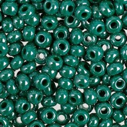 ROUND ROCAILLES 6/0 Opaque Luster Green 58240- 50gr ROUND ROCAILLES 6/0 Opaque Luster Green 58240- 50gr