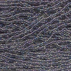 ROUND ROCAILLES  6/0 Crystal Black Line AB 58549- 50gr ROUND ROCAILLES  6/0 Crystal Black Line AB 58549- 50gr