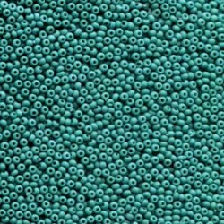 ROUND ROCAILLES  6/0 Turquoise Opaque Matted 63130M - 50gr ROUND ROCAILLES  6/0 Turquoise Opaque Matted 63130M - 50gr