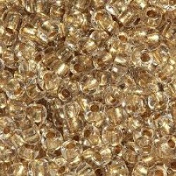 ROUND ROCAILLES Transparent Goldline 68106 - 11/0 ROUND ROCAILLES Transparent Goldline 68106 - 11/0