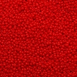 ROUND ROCAILLES  11/0 Opaque Red 93170 ROUND ROCAILLES  11/0 Opaque Red 93170