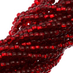 ROUND ROCAILLES  8/0 Silverline Dark Red 97090 ROUND ROCAILLES  8/0 Silverline Dark Red 97090
