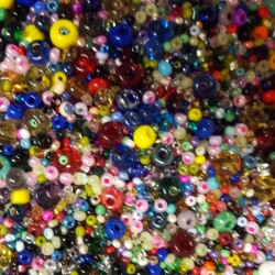 ROUND ROCAILLES Multisize Multicolour Mix -50gr ROUND ROCAILLES Multisize Multicolour Mix -50gr