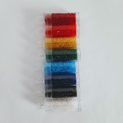 ROUND ROCAILLES 11/0 Set 8 Colours Transparent 50 gr ROUND ROCAILLES 11/0 Set 8 Colours Transparent 50 gr