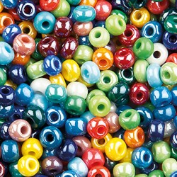 ROUND ROCAILLES  11/0  Opaque  Luster Mix ROUND ROCAILLES  11/0  Opaque  Luster Mix