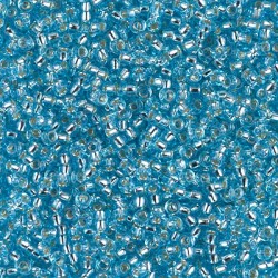 ROUND ROCAILLE 11/0 Silverline Dark Aqua 2429 ROUND ROCAILLE 11/0 Silverline Dark Aqua 2429