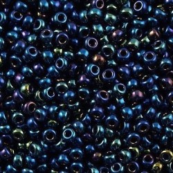 ROUND ROCAILLE 11/0 Metallic Blue Iris 452 ROUND ROCAILLE 11/0 Metallic Blue Iris 452