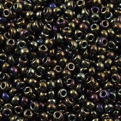 ROUND ROCAILLE 11/0 Metallic Brown Iris 458 ROUND ROCAILLE 11/0 Metallic Brown Iris 458