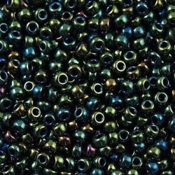 ROUND ROCAILLE 11/0 Metallic Green 453 ROUND ROCAILLE 11/0 Metallic Green 453