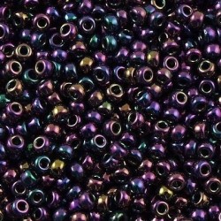 ROUND ROCAILLE 11/0 Metallic Purple Iris 454 ROUND ROCAILLE 11/0 Metallic Purple Iris 454
