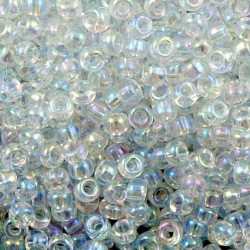 ROUND ROCAILLE 11/0 Crystal Rainbow AB 250  ROUND ROCAILLE 11/0 Crystal Rainbow AB 250