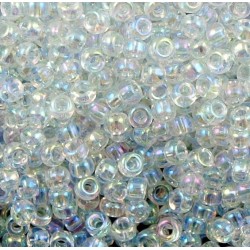 ROUND ROCAILLE 11/0 Crystal Rainbow AB 250  ROUND ROCAILLE 11/0 Crystal Rainbow AB 250