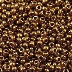 ROUND ROCAILLE 8/0  Galvanized Bronze 457L ROUND ROCAILLE 8/0  Galvanized Bronze 457L