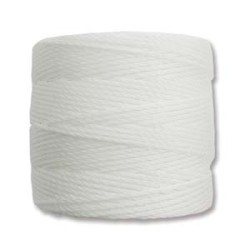 S-LON BEAD CORD TEX210 70m - WHITE S-LON BEAD CORD TEX210 70m - WHITE