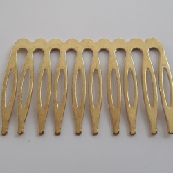 Hair Comb  Brass Med. Gold Colour Hair Comb  Brass Med. Gold Colour