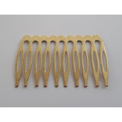 Hair Comb  Brass Med. Gold Colour Hair Comb  Brass Med. Gold Colour