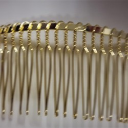 Hair Comb  Wire Gold Colour Hair Comb  Wire Gold Colour
