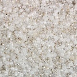 ROUND ROCAILLES Multisize Mix White - 50gr ROUND ROCAILLES Multisize Mix White - 50gr