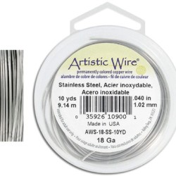 Stainless Steel 316L Wire 18 Ga 10yd Stainless Steel 316L Wire 18 Ga 10yd