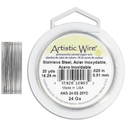Stainless Steel 316L Wire 24 Ga 20yd Stainless Steel 316L Wire 24 Ga 20yd