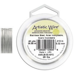Stainless Steel 316L Wire 28 Ga 40yd Stainless Steel 316L Wire 28 Ga 40yd