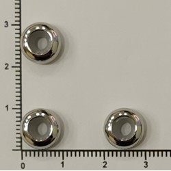 Stainless Steel Spacer Beads With Rubber Core Inside 10 mm Stainless Steel Spacer Beads With Rubber Core Inside 10 mm