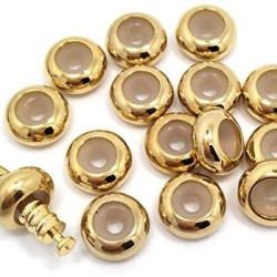 Stainless Steel Spacer Beads With Rubber Core Inside Stainless Steel Spacer Beads With Rubber Core Inside