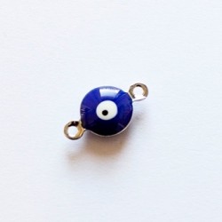 Eye Bead ( Nazar Boncuk charm) ø8 mm Stainless Steel - 316 L Eye Bead ( Nazar Boncuk charm) ø8 mm Stainless Steel - 316 L