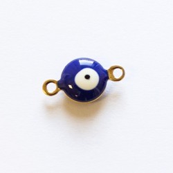 Eye Bead ( Nazar Boncuk charm) ø8 mm Stainless Steel gold - 316 L Eye Bead ( Nazar Boncuk charm) ø8 mm Stainless Steel gold - 316 L