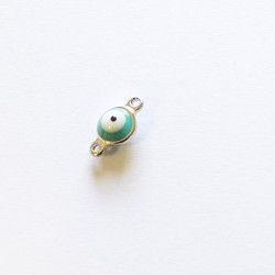 Eye Bead ( Nazar Boncuk charm) II ø6 mm Stainless Steel - 316 L Eye Bead ( Nazar Boncuk charm) II ø6 mm Stainless Steel - 316 L