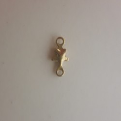 Star connector 3/9mm Stainless Steel - 316 L Gold Colour Star connector 3/9mm Stainless Steel - 316 L Gold Colour