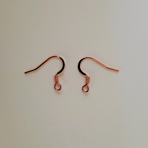 EARRING HOOKS Fine Stainless Steel Rose Gold