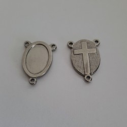 Rosary Link 12X21mm Stainless Steel - 316 L Rosary Link 12X21mm Stainless Steel - 316 L