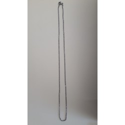 Chain 1.9 mm 50cm Rhodium Colour Chain 1.9 mm 50cm Rhodium Colour