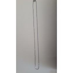 Chain 1.2 mm 45 cm Rhodium Colour Chain 1.2 mm 45 cm Rhodium Colour