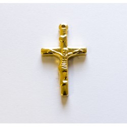 Cross ( crucifix ) 18/30mm Stainless Steel gold- 316 L Cross ( crucifix ) 18/30mm Stainless Steel gold- 316 L