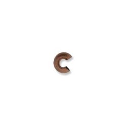 CRIMP COVER 3mm Antique Copper Plated - 10pcs CRIMP COVER 3mm Antique Copper Plated - 10pcs