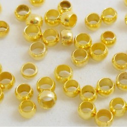 CRIMP BEAD 4mm Gold Colour 5 g