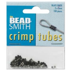 TUBE CRIMP 2MM BLACK OXIDE CD/100 PCS TUBE CRIMP 2MM BLACK OXIDE CD/100 PCS