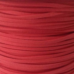 Artificial Suede Cord Coral Flat 3mm ( 10m spool ) Artificial Suede Cord Coral Flat 3mm ( 10m spool )