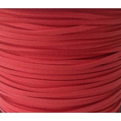Artificial Suede Cord Coral Flat 3mm ( 10m spool ) Artificial Suede Cord Coral Flat 3mm ( 10m spool )